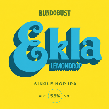 Ekla Lemondrop beer artwork