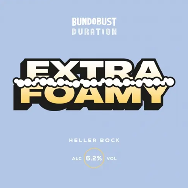 Extra Foamy beer artwork