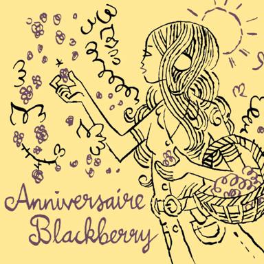 Anniversaire Blackberry beer artwork