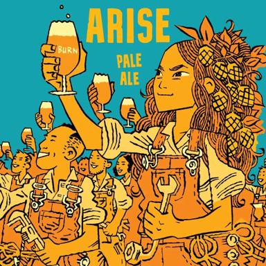 Arise beer artwork