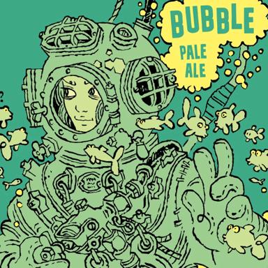Bubble beer artwork