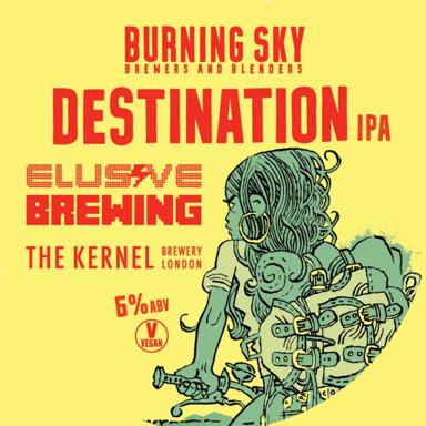 Destination IPA beer artwork