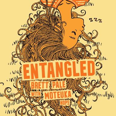 Entangled Pale with Motueka beer artwork