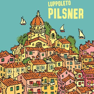 Luppoleto Pilsner beer artwork