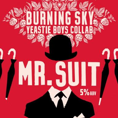 Mr Suit beer artwork