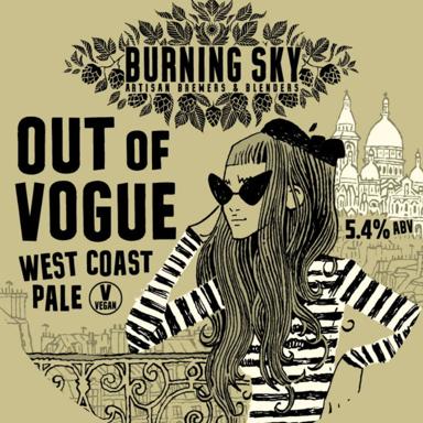 Out of Vogue beer artwork