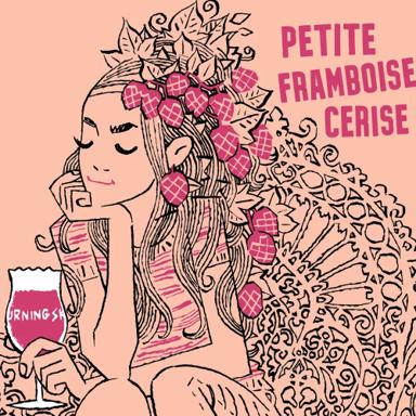Petite Framboise-Cerise beer artwork