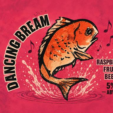 Dancing Bream beer artwork