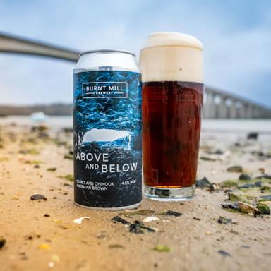 Above and Below beer artwork