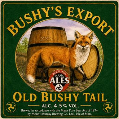 Old Bushy Tail beer artwork