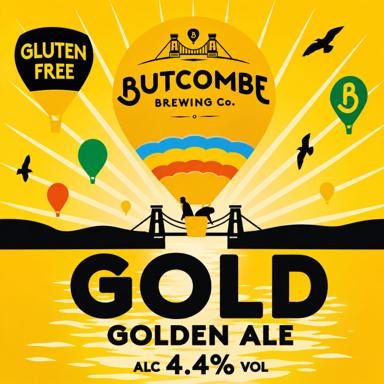 Butcombe Gold beer artwork