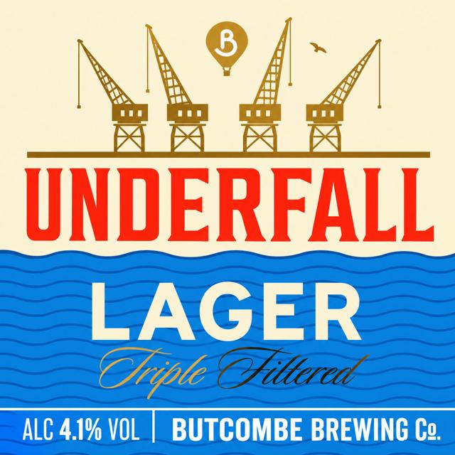Underfall Triple Filtered Lager beer artwork