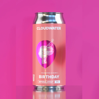 11th Birthday Imperial Stout beer artwork