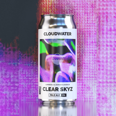 Clear Skyz beer artwork