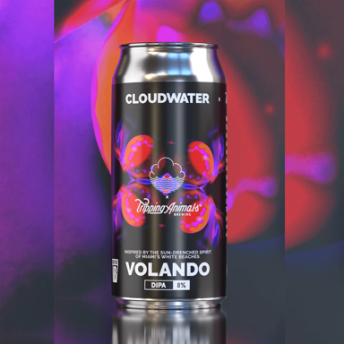Volando x Tripping Animals beer artwork
