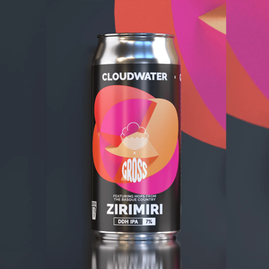 Zirimiri x GROSS beer artwork