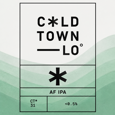 AF IPA beer artwork