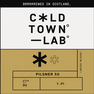 Pilsner 50 beer artwork