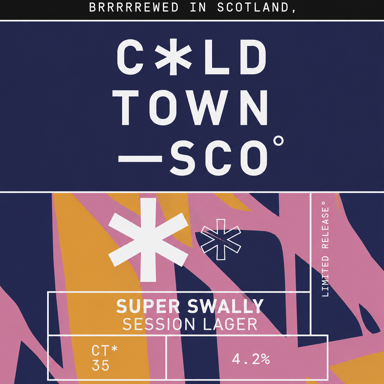 Super Swally beer artwork