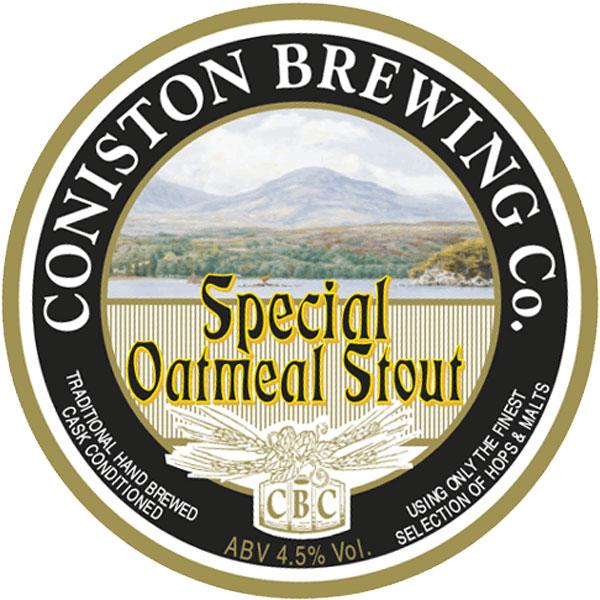 Special Oatmeal Stout beer artwork