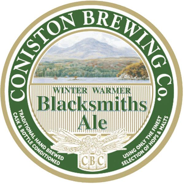 Artwork for Winter Warmer Blacksmiths Ale by Coniston Brewing Company