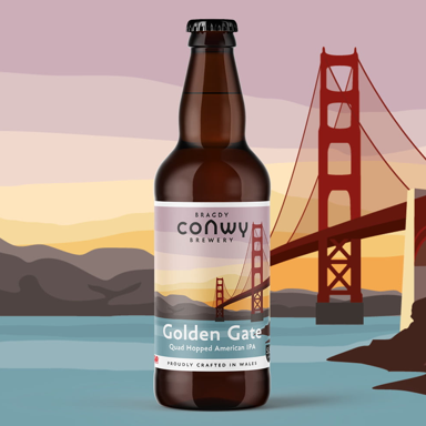 Golden Gate beer artwork