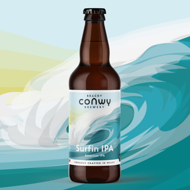 Surfin beer artwork