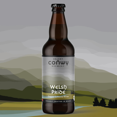 Welsh Pride beer artwork