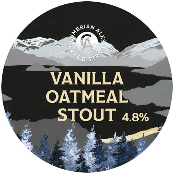 Vanilla Oatmeal Stout beer artwork