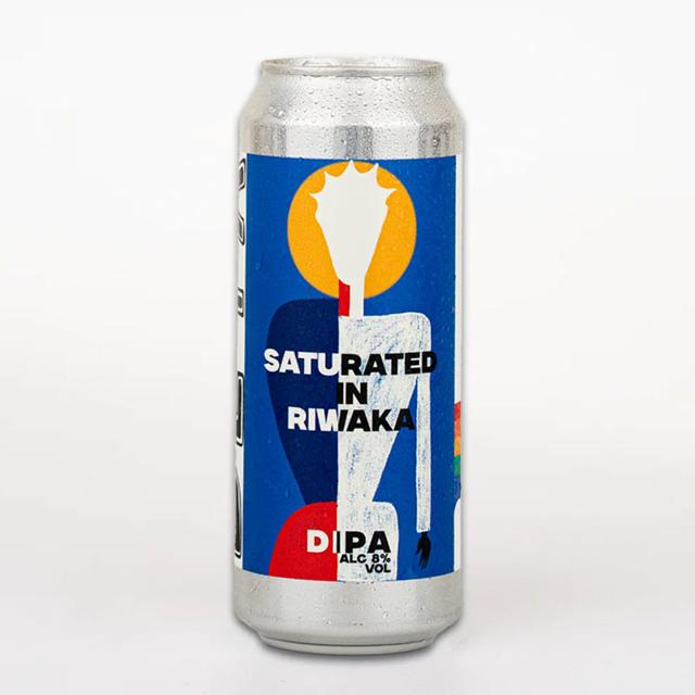 Saturated In Riwaka beer artwork