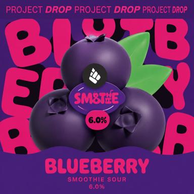 Blueberry beer artwork
