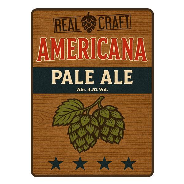 Americana beer artwork