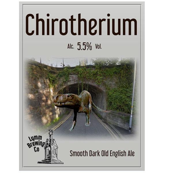 Chirotherium beer artwork
