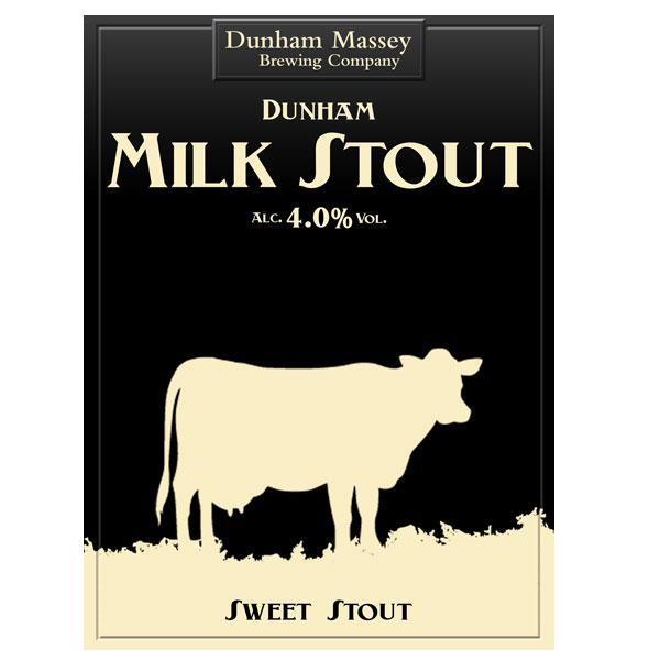Artwork for Dunham Milk Stout by Dunham Massey Brewing
