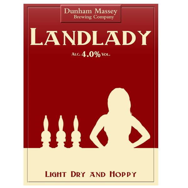 Landlady beer artwork