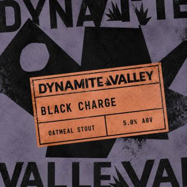 Black Charge Rich Stout beer artwork