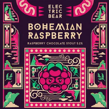 Bohemian Raspberry beer artwork