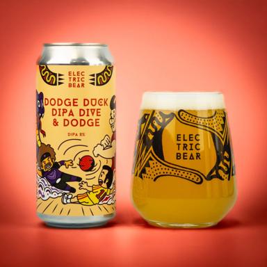 Dodge Duck DIPA Dive & Dodge beer artwork