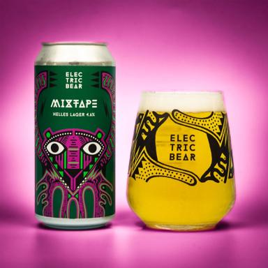 Mixtape beer artwork