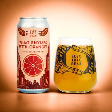 What Rhymes With Orange? beer artwork