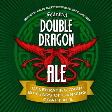 Double Dragon beer artwork