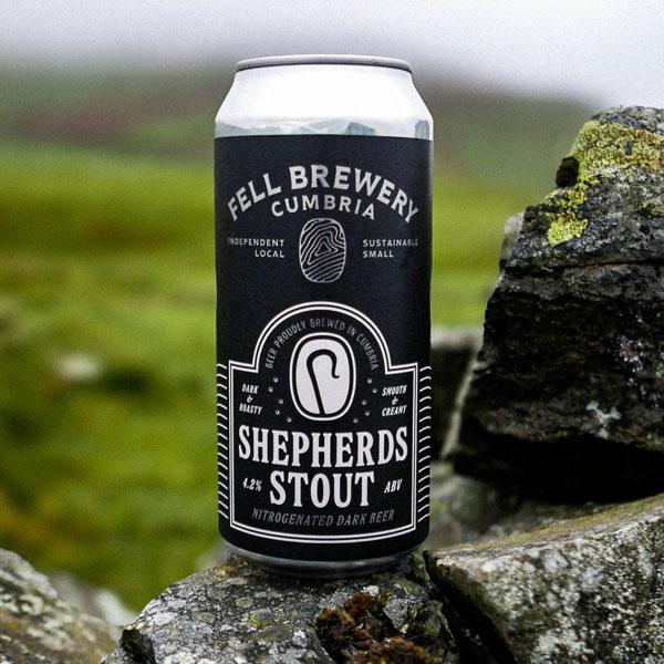 Shepherds Stout beer artwork