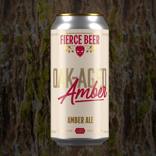 Oak Aged Amber beer artwork