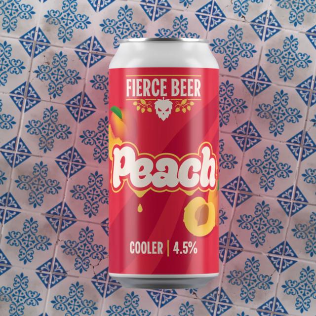 Fierce Peach beer artwork