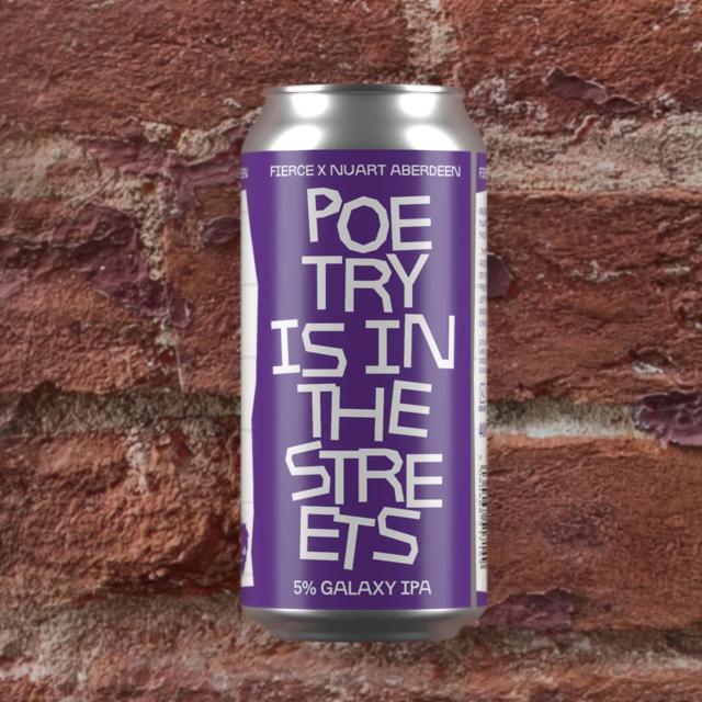 Poetry Is In The Streets beer artwork