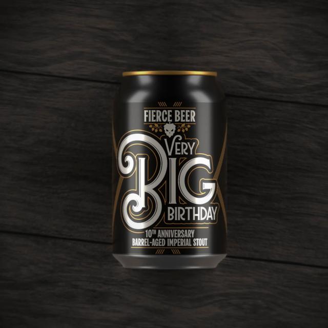 Very Big Birthday 2026 beer artwork