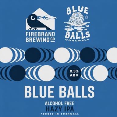 Blue Balls beer artwork