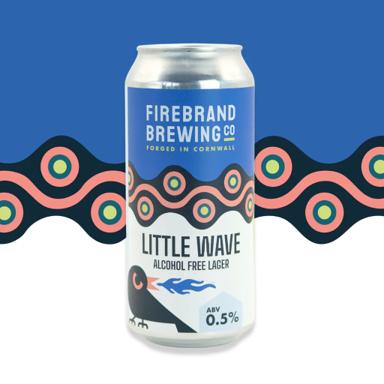 Little Wave beer artwork