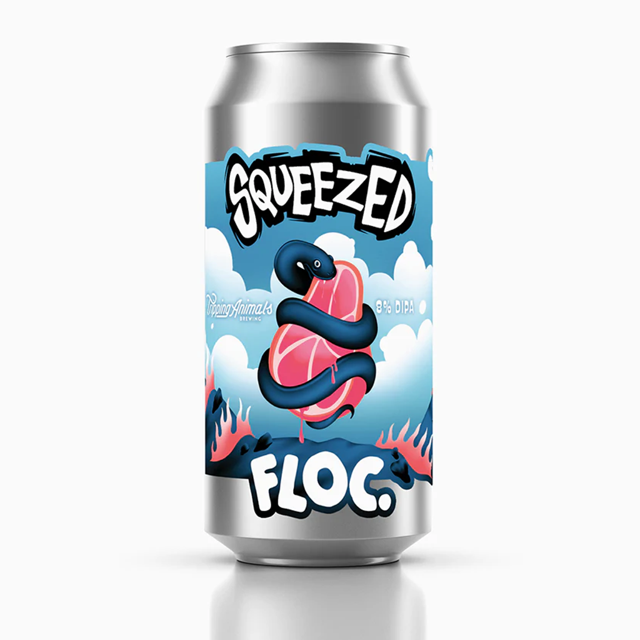 Squeezed beer artwork