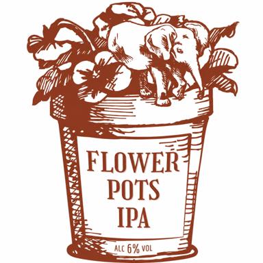 Flower Pots IPA beer artwork